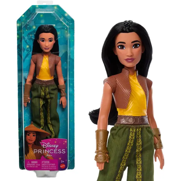 MATTEL Papusa MATTEL Raya Fashion Doll HLX22, Multicolor, Varsta recomandata 3-9 ani