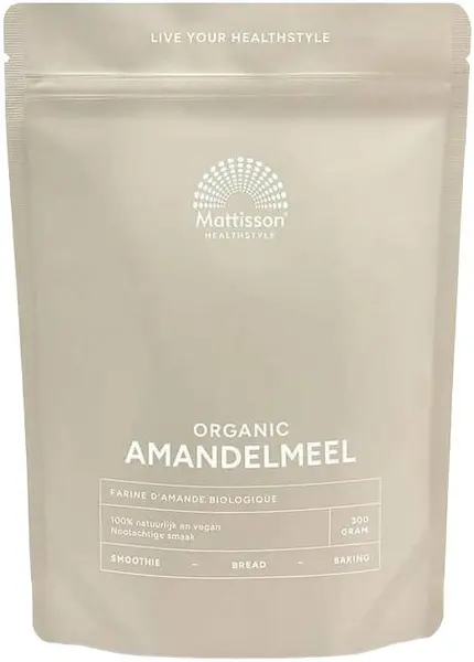 Mattisson Healthstyle Făină organică de migdale, 300 g