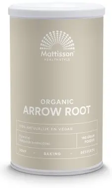 Mattisson Healthstyle Organic Arrow Root, 190 g