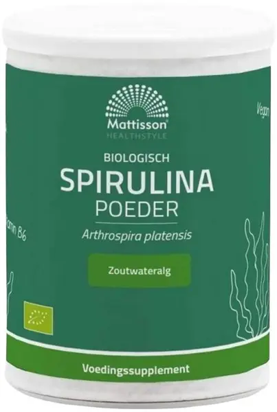 Mattisson Healthstyle Pudră Organică de Spirulină, 125 g