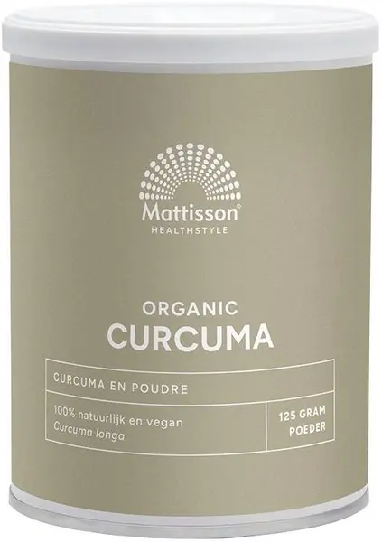 Mattisson Healthstyle Turmeric organic, 125 g