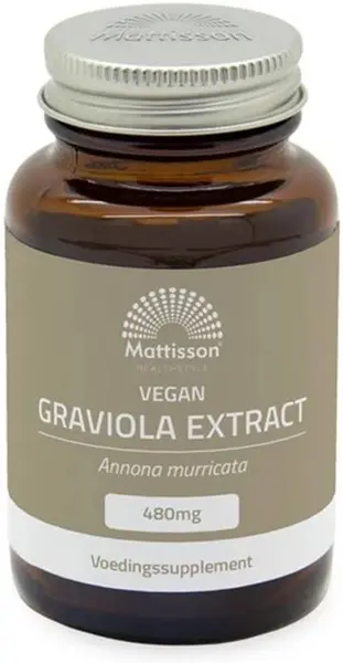 Mattisson Healthstyle Vegan Extract de Graviola, 480 mg, 60 capsule
