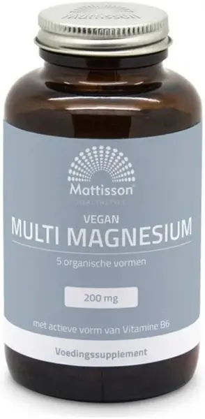 Mattisson Healthstyle Vegan Multi Magnesium, 200 mg, 90 tablete