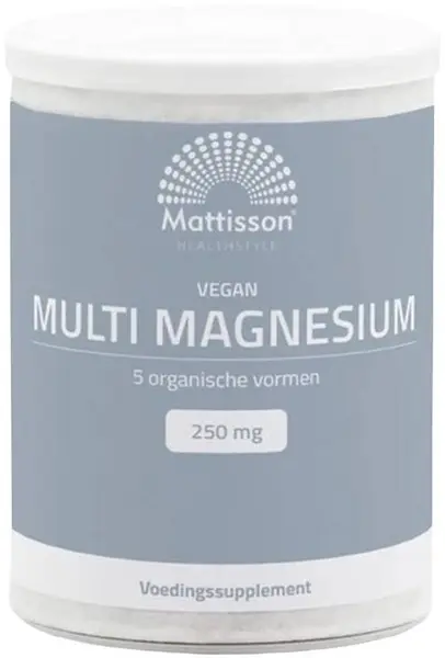 Mattisson Healthstyle Vegan Multi Magnesium, 250 mg, 200 g
