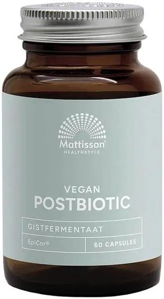 Mattisson Healthstyle Vegan Postbiotic, 500 mg, 60 capsule