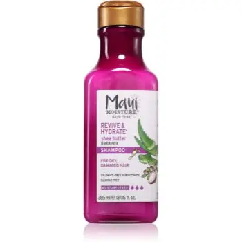 Maui Moisture Revive & Hydrate + Shea Butter & Aloe Vera sampon revitalizant si hidratant pentru păr uscat și deteriorat