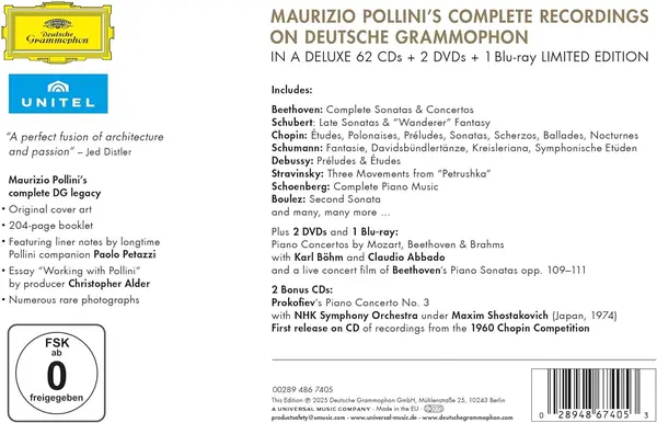 Maurizio Pollini - Complete Recordings (Box Set) | Maurizio Pollini