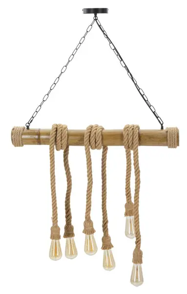 Mauro Ferretti Candelabru Bambus cm 80X15X120 | Aosom Romania