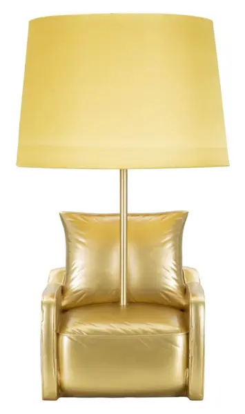 Mauro Ferretti Lampă Pentru Noptieră Midcentury Galbena cm Ø 26X46 | Aosom Romania