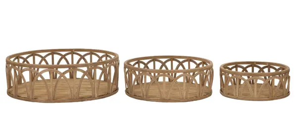 Mauro Ferretti Set 3 Buzuare Fuji cm Ø 50X16-40X14-30X12 | Aosom Romania