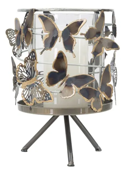 Mauro Ferretti SUPORT DE LUMANARI FLUTURE CM 15X23,3