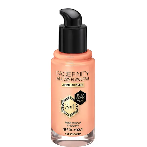 Max Factor Facefinity 3-in-1 Vegan Foundation SPF 20 - 64 Rose Gold