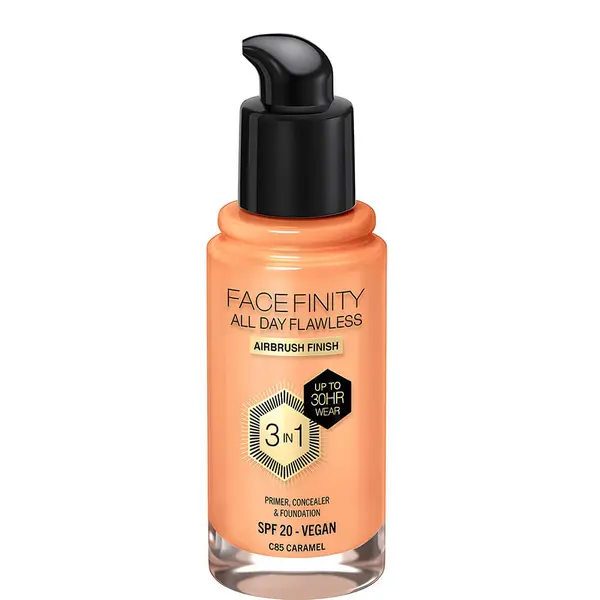 Max Factor Facefinity 3-in-1 Vegan Foundation SPF 20 - 85 Caramel