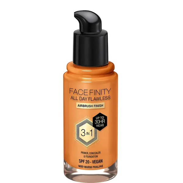 Max Factor Facefinity 3-in-1 Vegan Foundation SPF 20 - 89 Warm Praline
