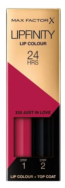 Max Factor Lipfinity Ruj lichid de lungă durată, 335 Just in love, 2.3 ml