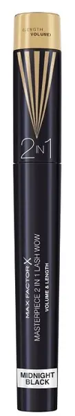Max Factor Masterpiece Rimel 2 in 1 Lash Wow, 03 Midnight Black, 7 ml