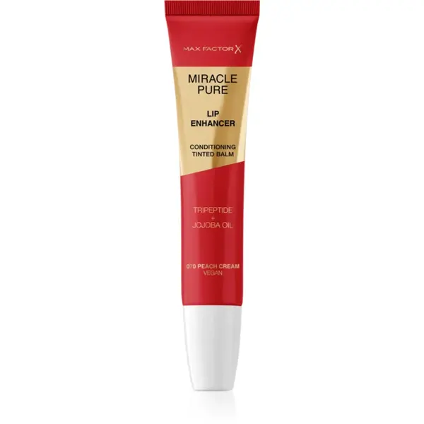Max Factor Miracle Pure Lip Enhancer lip gloss hidratant culoare 070 Peach Cream 12 ml