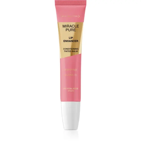 Max Factor Miracle Pure Lip Enhancer lip gloss hidratant culoare 040 Vital Rose 12 ml