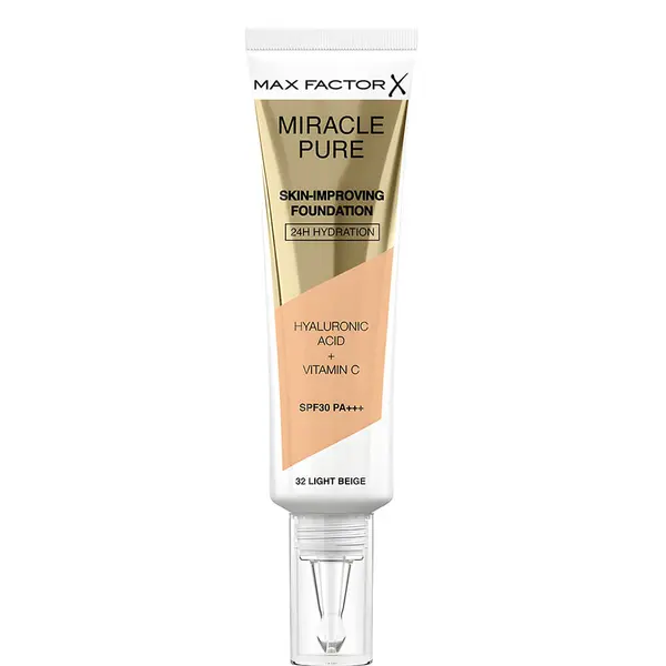 Max Factor Miracle Pure Skin Long-Lasting Foundation SPF 30 30ml - 032 Light Beige