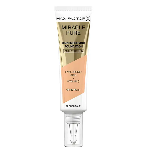 Max Factor Miracle Pure Skin Long-Lasting Foundation SPF 30 30ml - 030 Porcelain
