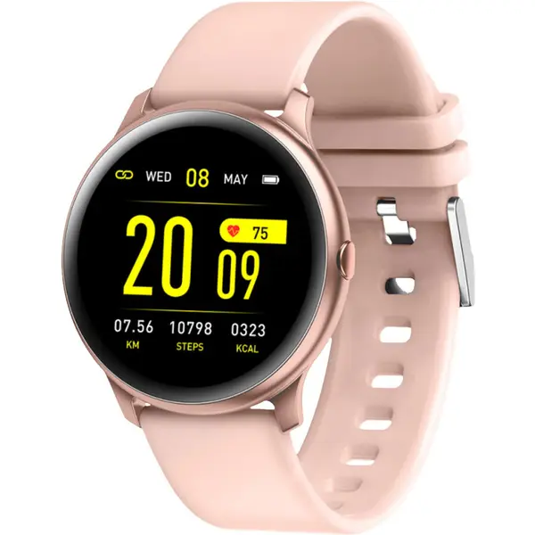 Maxcom Smartwatch Maxcom FW32 Neon, bratara silicon, Roz