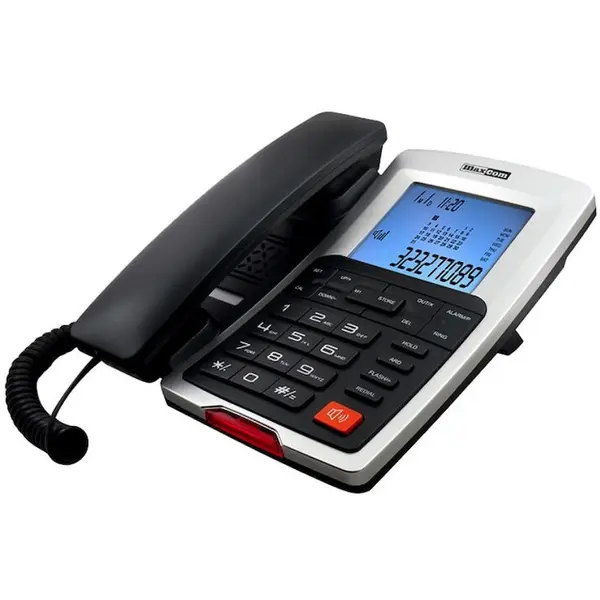 Maxcom Telefon cu fir analogic MaxCom KXT709, Negru Argintiu