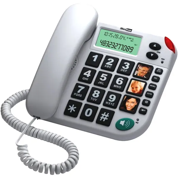 Maxcom Telefon fix cu fir MaxCom KXT480, Alb