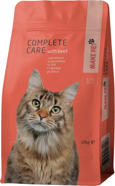 MAXI PET Complete Care Vită şi Legume, hrană pentru pisici adulte