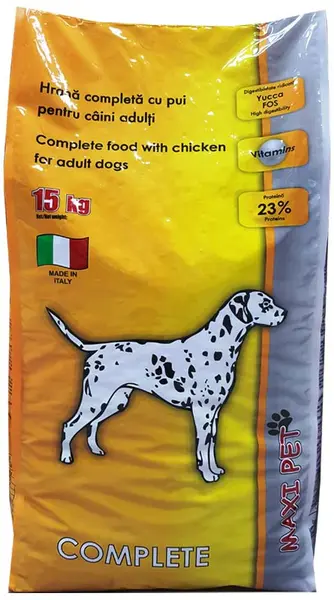 MAXI PET COMPLETE Hrană uscată pentru câini adulţi, cu Pui