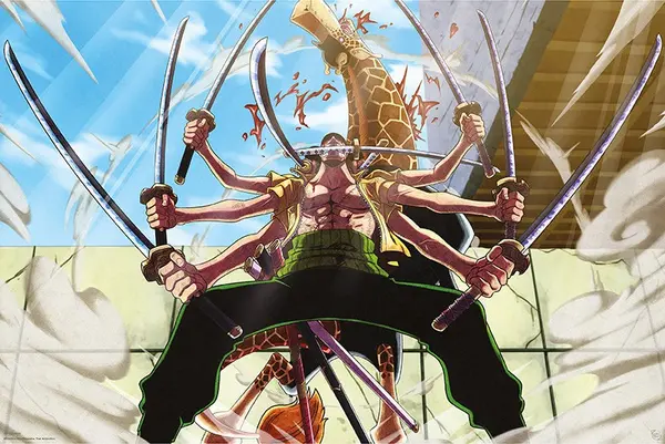 Maxi poster GB Eye Animation: One Piece - Zoro vs Kaku