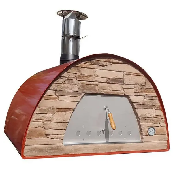 Maximus Cuptor traditional pentru pizza pe lemne Maximus Arena rosu