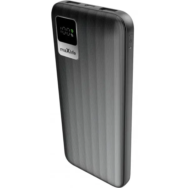 MaXlife Baterie Externa MaXlife MXPB-07, 10000mAh, 10W, 2 x USB-A, Neagra