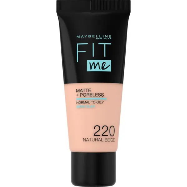 Maybelline FIT ME MATTE Foundation 220 NATURAL BEIG Volum 1 bucata