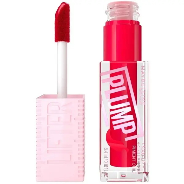Maybelline Lifter Plump Luciu de buze voluminos și hidratant Volum 004 Red Flag
