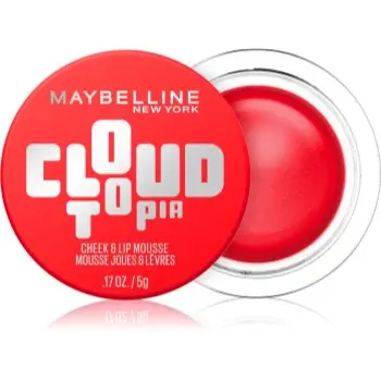 MAYBELLINE NEW YORK CloudTopia blush mat cremos buze si obraz