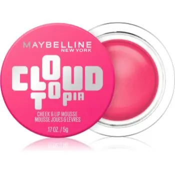 MAYBELLINE NEW YORK CloudTopia blush mat cremos buze si obraz