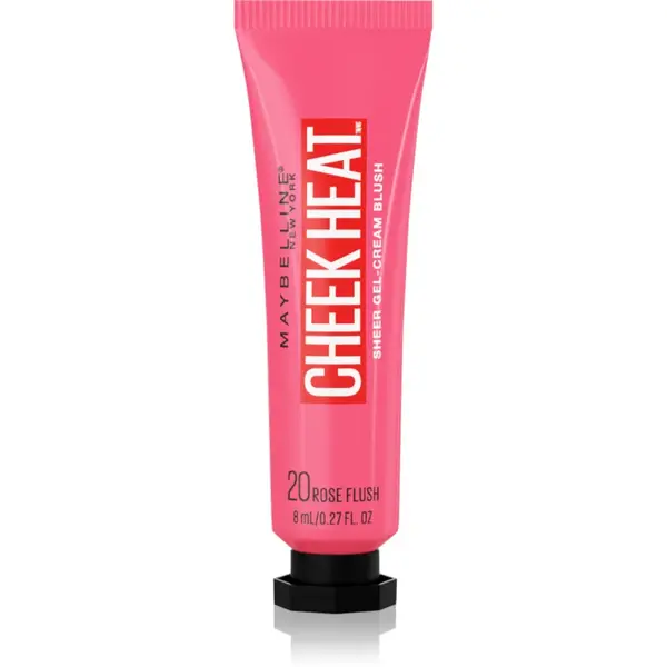 MAYBELLINE NEW YORK Face Studio Cheek Heat blush cremos culoare 20 Rose Flash 10 ml