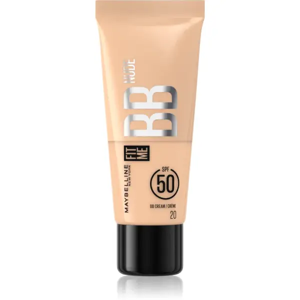 MAYBELLINE NEW YORK Fit Me! BB crema BB SPF 50 culoare 20 30 ml