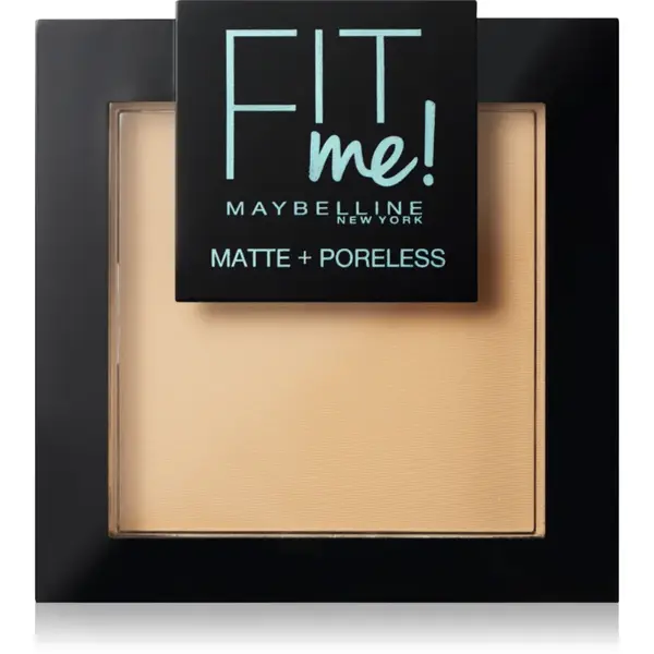 MAYBELLINE NEW YORK Fit Me! Matte+Poreless pudra matuire culoare 130 Buff Beige 9 g