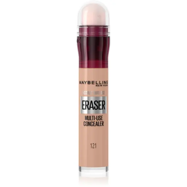 MAYBELLINE NEW YORK Instant Anti Age Eraser corector lichid cu aplicator de burete culoare 121 Light Honey 6.8 ml