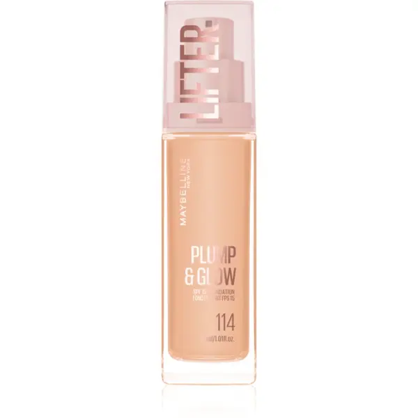 MAYBELLINE NEW YORK Lifter Plump & Glow machiaj de stralucire pentru un look natural culoare 114 30 ml