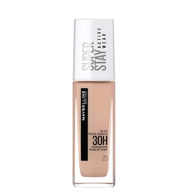 Maybelline Superstay Active Wear Full Coverage 30H Liquid Foundation with Hyaluronic Acid 30ml - 20 Cameo