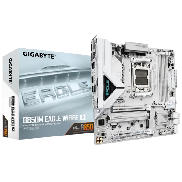 MB Gigabyte B850M EAGLE WF6E ICE MB Gigabyte B850M EAGLE WF6E ICE