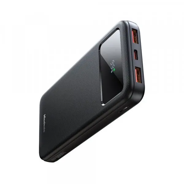 Mcdodo Baterie Externa McDodo MC-4220, 10000mAh, 22.5W, QC + PD, 2 x USB-A - 1 x USB-C, Neagra