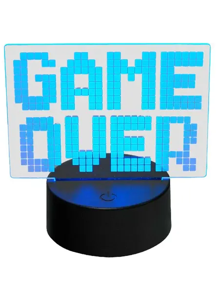 Mecharite 3d Lampe Game Over