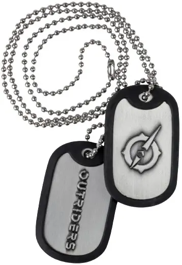Medalion ItemLab Games: Outriders - Symbol Dog Tags
