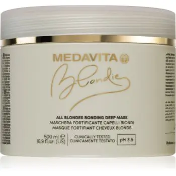 Medavita Blondie All Blondes Bonding Deep Mask mască fortifiantă pentru păr vopsit