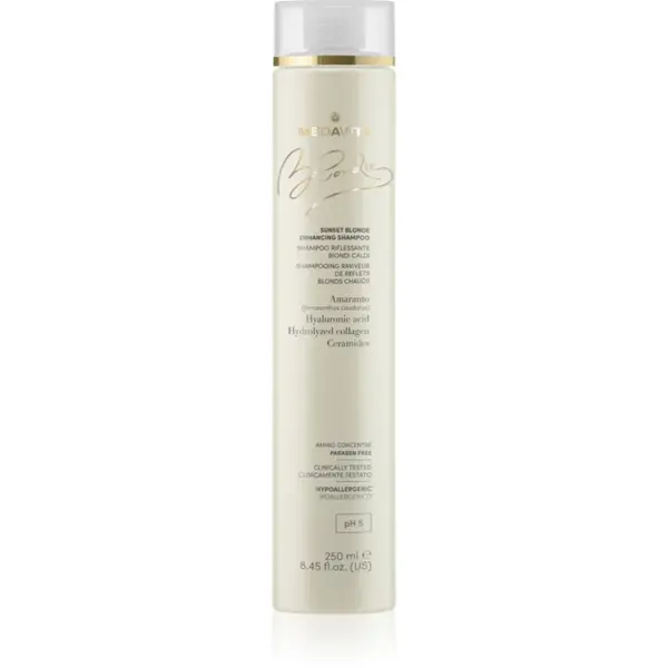 Medavita Blondie Sunset Blonde Enhancing Shampoo șampon pentru păr blond pentru a evidentia culoarea parului 250 ml