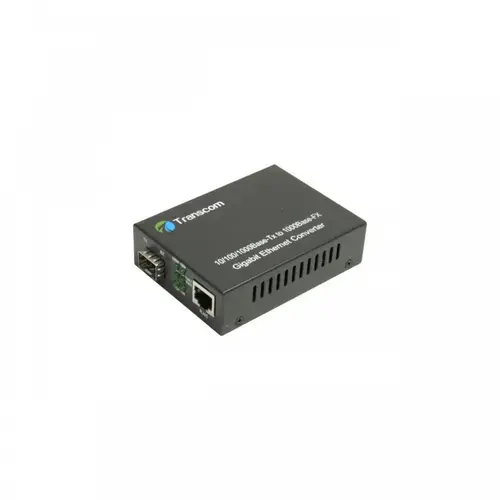 Media convertor 10/100/1000M, Dual Fiber 850nm MM 550m SC, Transcom TS-1000N-MD-05