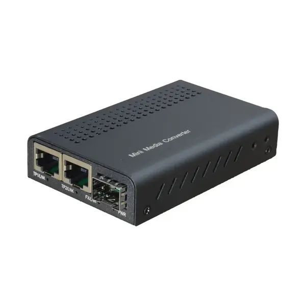 Media convertor, Gigabit, 2x RJ45, SFP, MC2GE-SFP